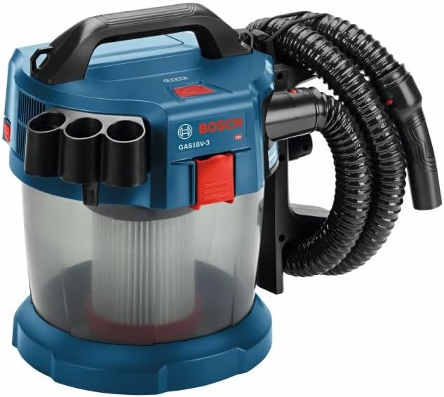 BOSCH GAS18V-3N 18 V 2.6-Gallon Wet/Dry Vacuum Cleaner with HEPA Filter (Bare Tool) image 7