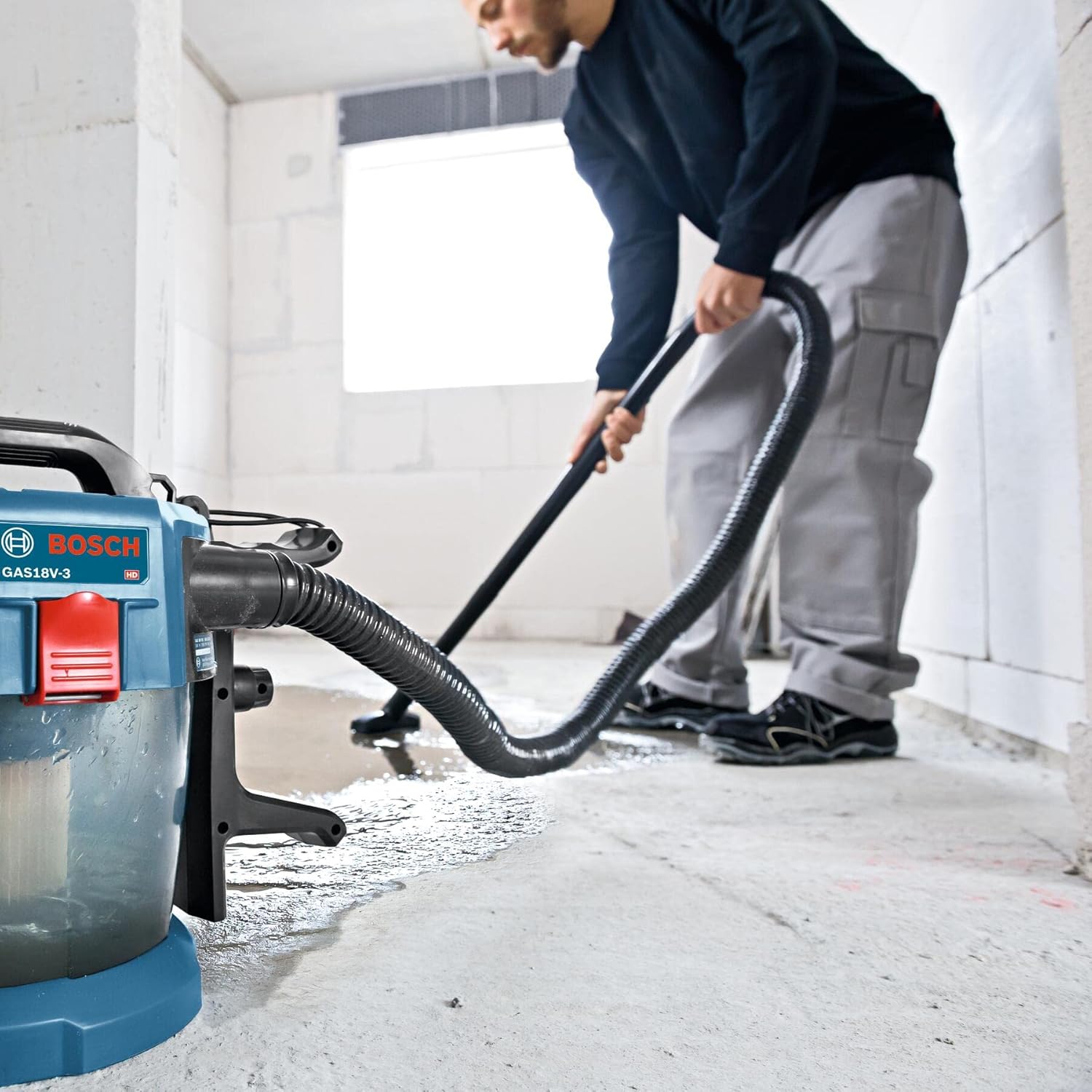 BOSCH GAS18V-3N 18 V 2.6-Gallon Wet/Dry Vacuum Cleaner with HEPA Filter (Bare Tool) image 14