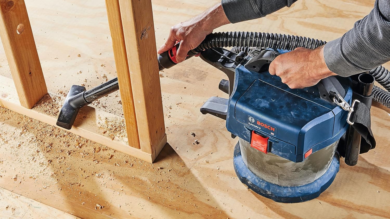 BOSCH GAS18V-3N 18 V 2.6-Gallon Wet/Dry Vacuum Cleaner with HEPA Filter (Bare Tool) image 15