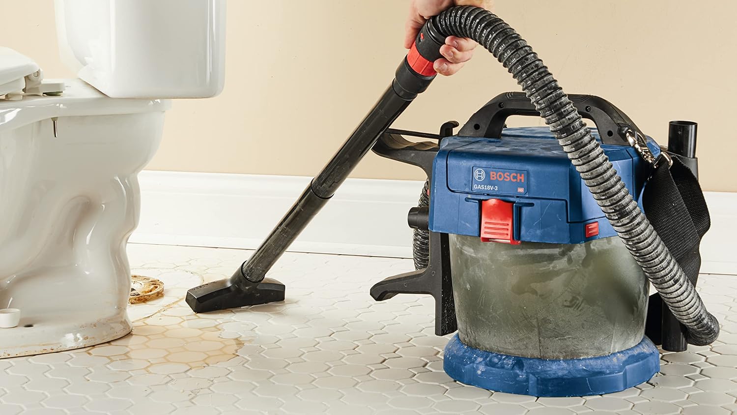 BOSCH GAS18V-3N 18 V 2.6-Gallon Wet/Dry Vacuum Cleaner with HEPA Filter (Bare Tool) image 17