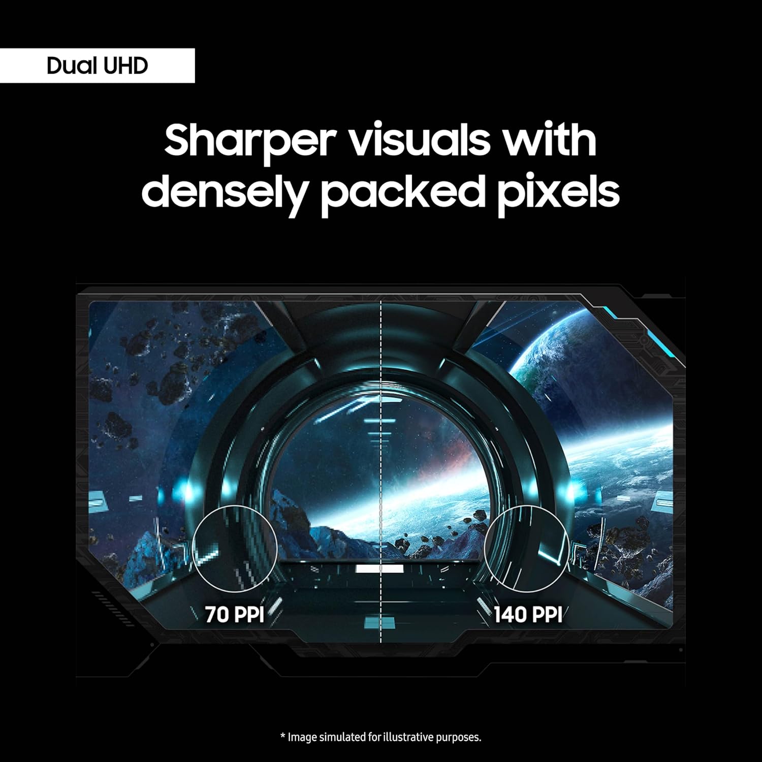 Samsung 57" Odyssey Neo G9 Series Dual 4K UHD 1000R Curved Gaming Monitor, 240Hz, 1ms with DisplayPort 2.1, Quantum Mini-LED, DisplayHDR 1000, AMD FreeSync Premium Pro, LS57CG952NNXZA image 6