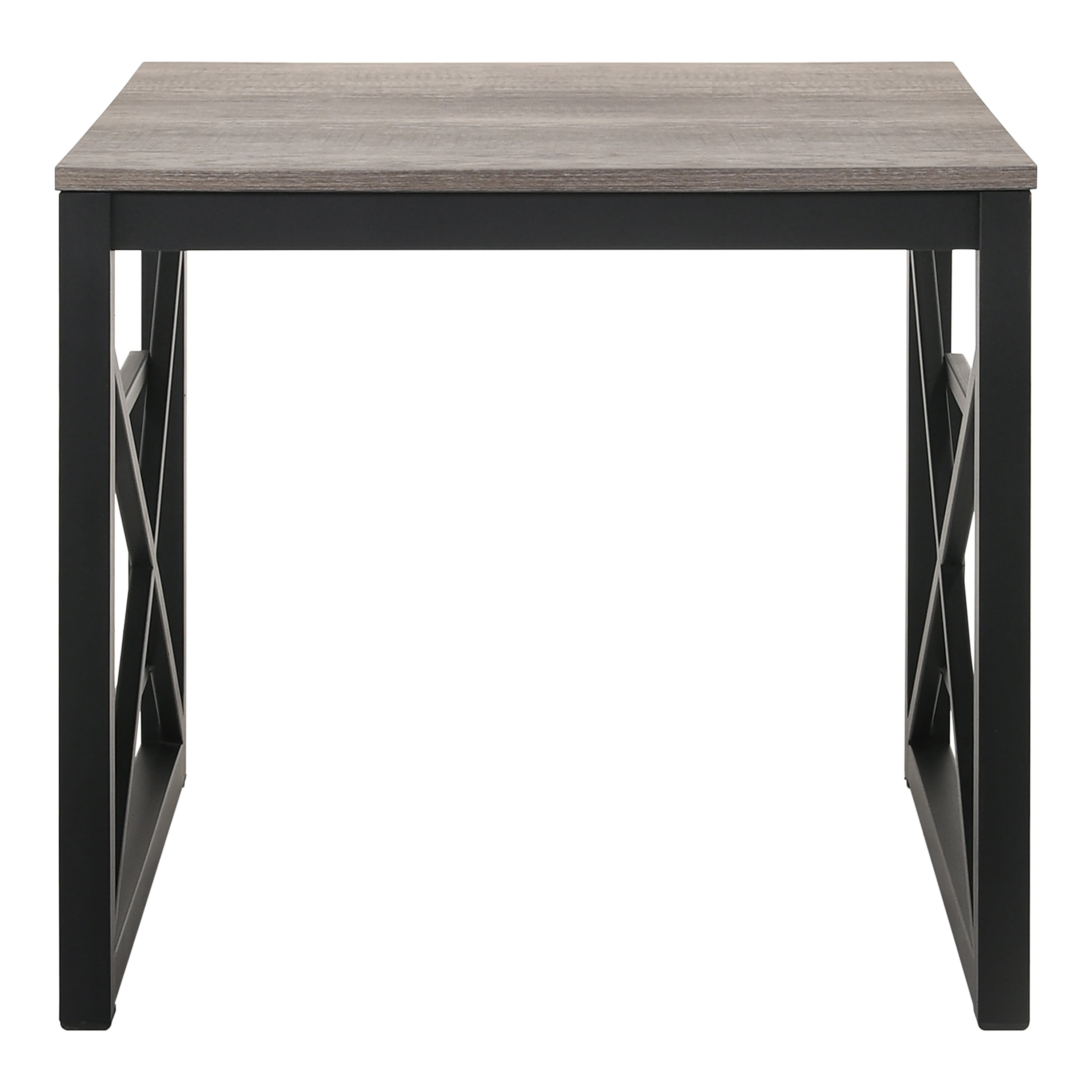 Furniture of America Dexter Wood Top and Metal Gray 2-Piece Coffee Table Set image 7