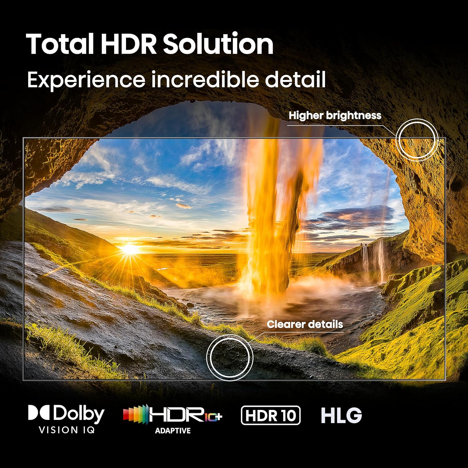 Hisense 75" Class U6 Series Mini-LED 4K UHD Smart Fire TV (75U65QF, 2025 Model) - QLED, Native 144Hz, HDR10+, Dolby Vision IQ, Dolby Atmos, Game Mode Pro, ALLM, Alexa Built in, Black image 9