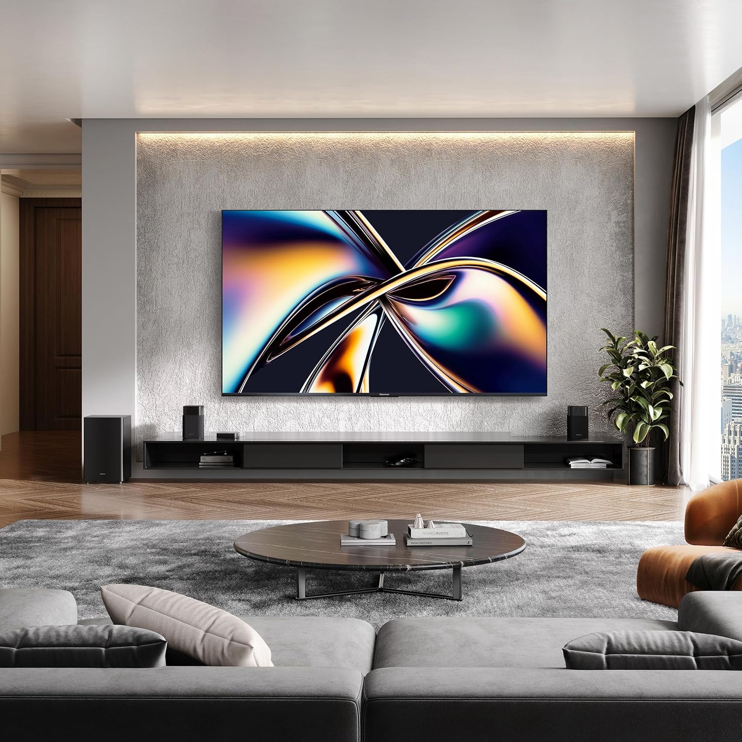 Hisense 75" Class U6 Series Mini-LED 4K UHD Smart Fire TV (75U65QF, 2025 Model) - QLED, Native 144Hz, HDR10+, Dolby Vision IQ, Dolby Atmos, Game Mode Pro, ALLM, Alexa Built in, Black image 14