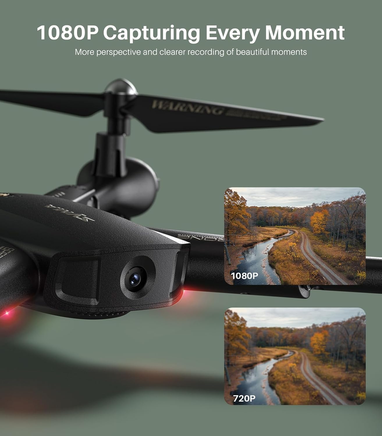 SYMA Drone with Camera 1080P HD FPV Cameras Remote Control Toys RC Quadcopter Helicopter Gifts for Boys Girls Adults Beginners with Altitude Hold, Headless Mode, One Key Start, 3D Flips 2 Batteries image 4