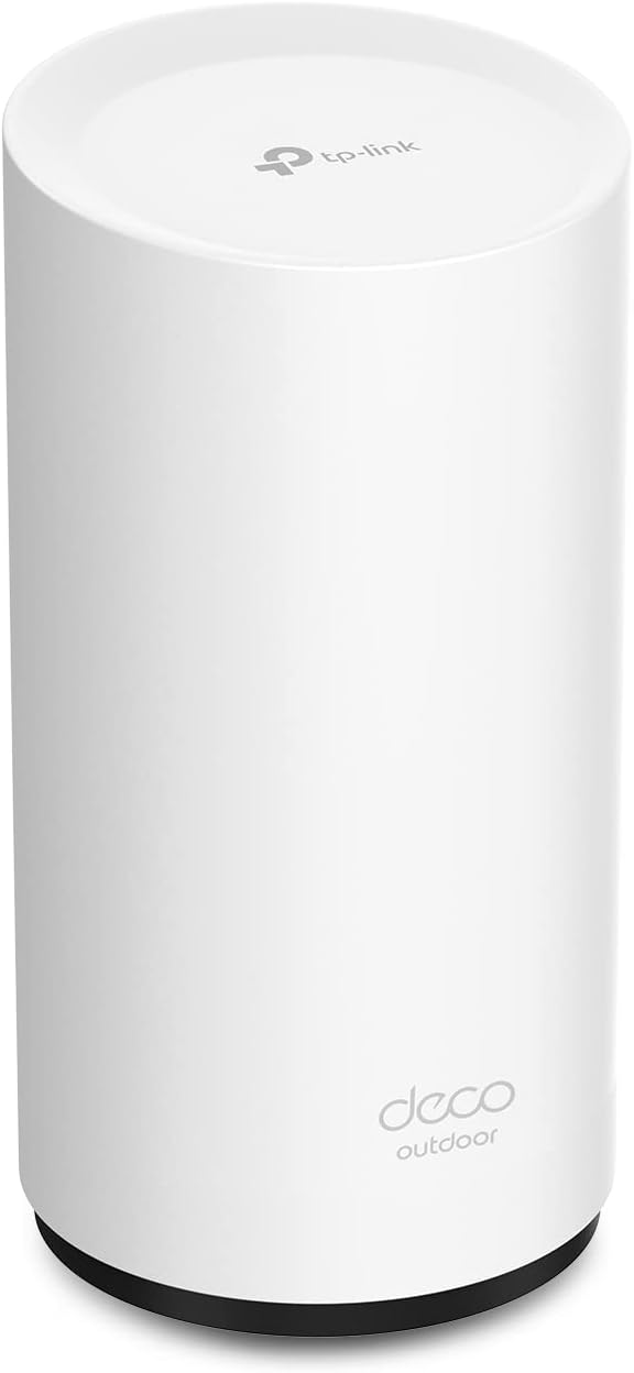 TP-Link Deco Outdoor Mesh WiFi (Deco X50-Outdoor), AX3000 Dual Band WiFi 6 Mesh, 2 Gigabit PoE Ports, 802.3at PoE+,Weatherproof, Works with All Deco Mesh WiFi, 1-Pack image 1