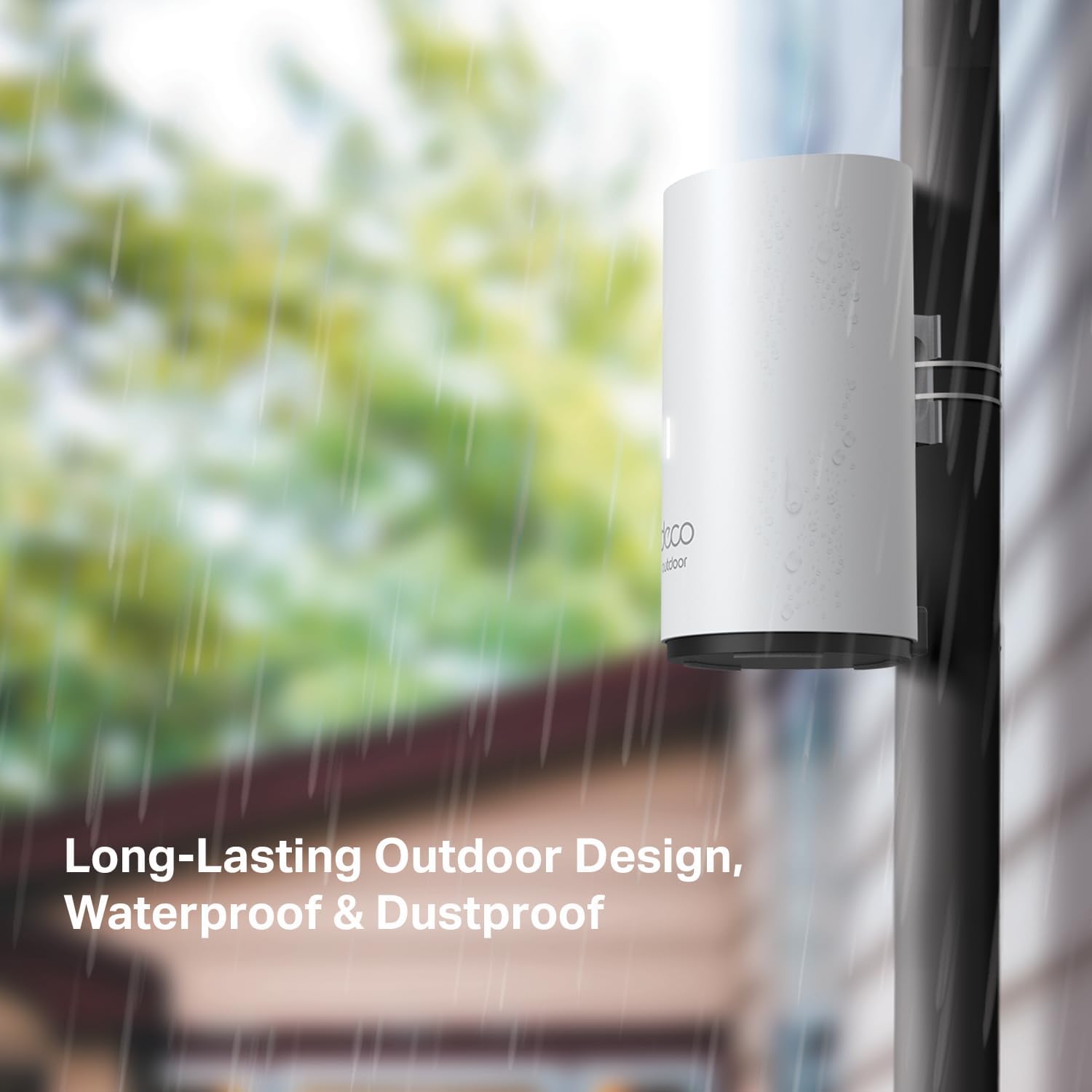TP-Link Deco Outdoor Mesh WiFi (Deco X50-Outdoor), AX3000 Dual Band WiFi 6 Mesh, 2 Gigabit PoE Ports, 802.3at PoE+,Weatherproof, Works with All Deco Mesh WiFi, 1-Pack image 5