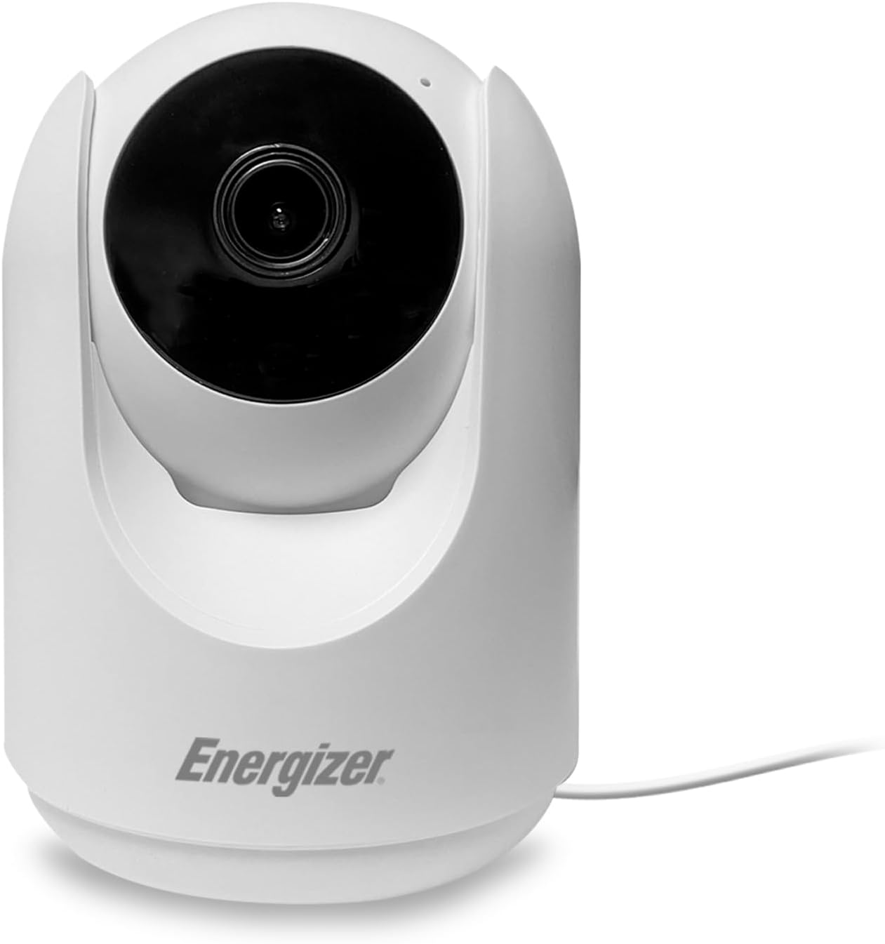 Energizer Smart 1080p Indoor Pan & Tilt Wired Camera, Motion Tracking, Two-Way Conversation, Night Vision, Instant Notifications, Works with Google Home and Alexa, Night Vision, White image 5