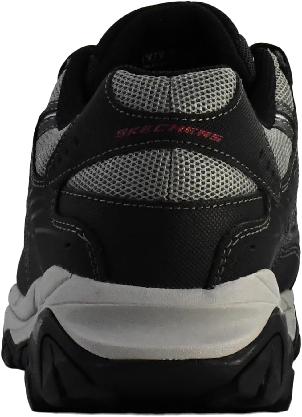Skechers Men's Afterburn M. Fit Fashion Sneakers – Leather Upper, Memory Foam Insole, Rubber Outsole image 3