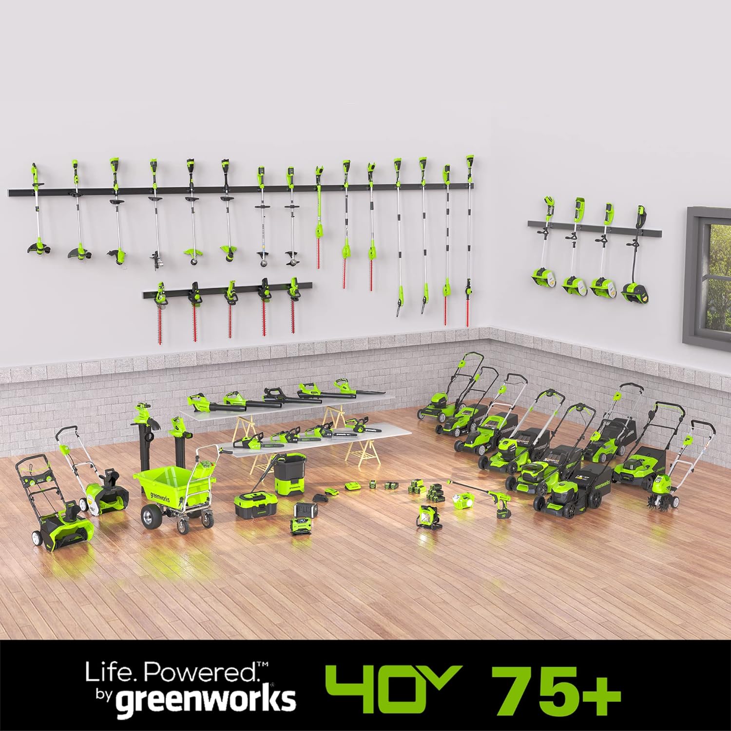 Greenworks 40V 12" Cordless Compact Chainsaw (Great For Storm Clean-Up, Pruning, and Camping), Tool Only image 7