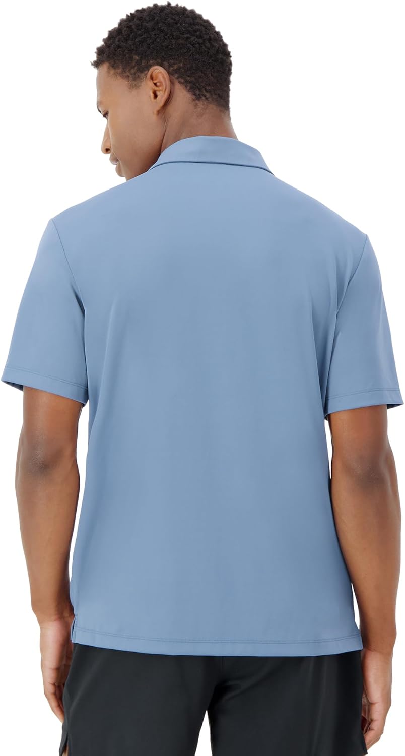 Hanes Moves Performance, Short Sleeve Polo Shirt for Men, Moisture-Wicking image 2