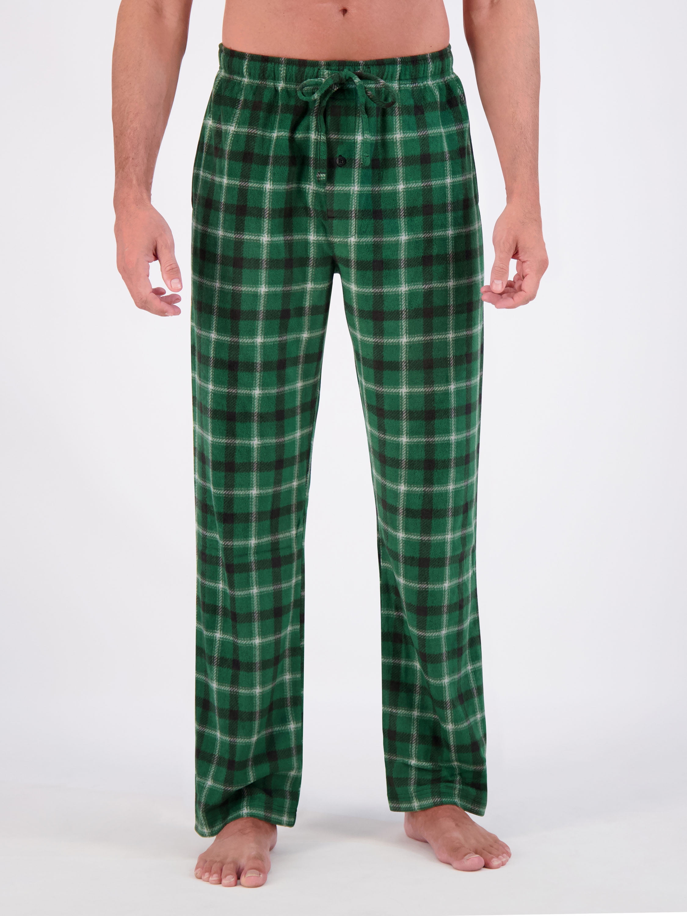 Hanes Men's Cozy Microfleece Pajama Sleep Pants, 2-Pack, Sizes S-2XL image 2