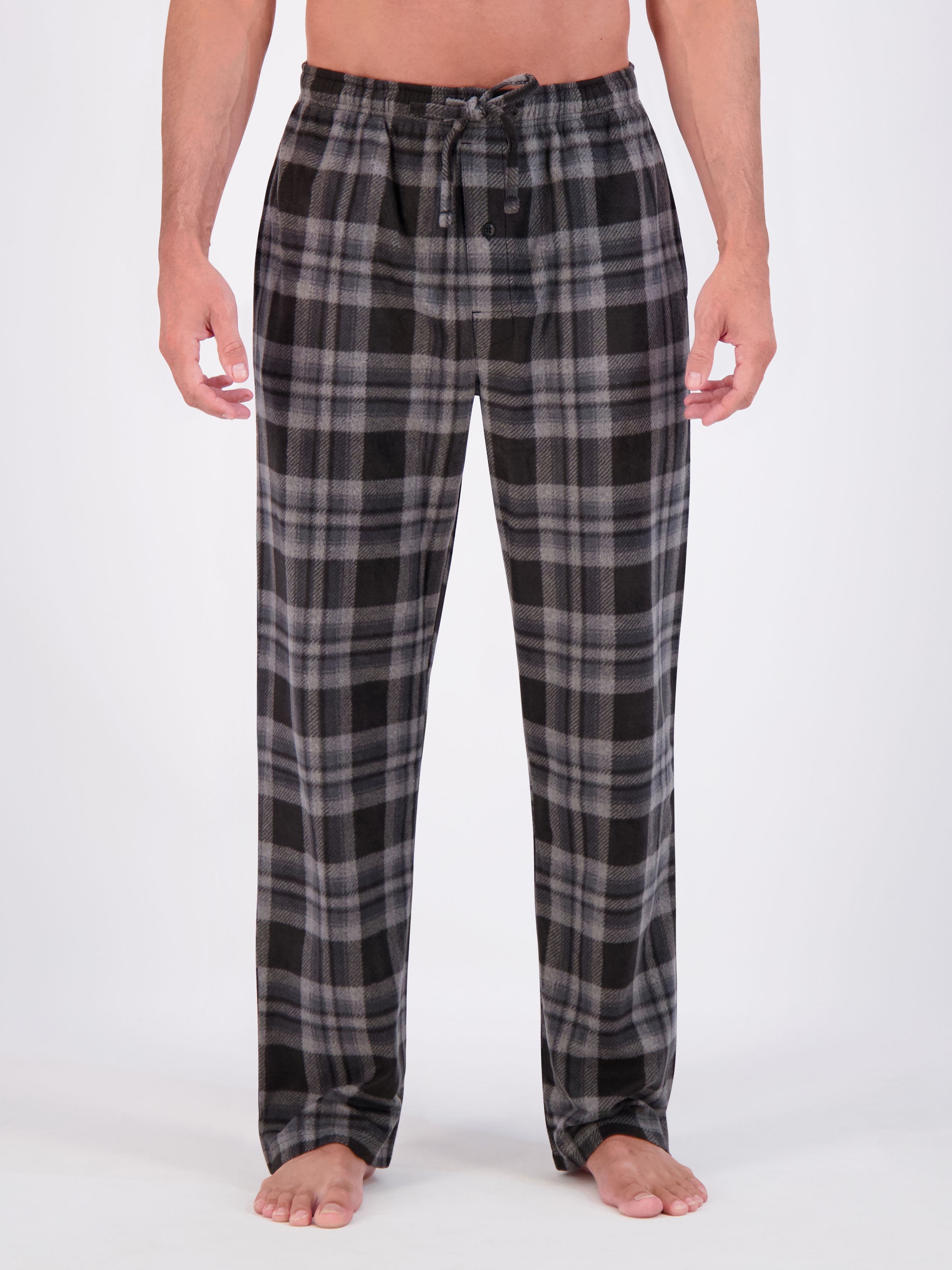 Hanes Men's Cozy Microfleece Pajama Sleep Pants, 2-Pack, Sizes S-2XL image 4