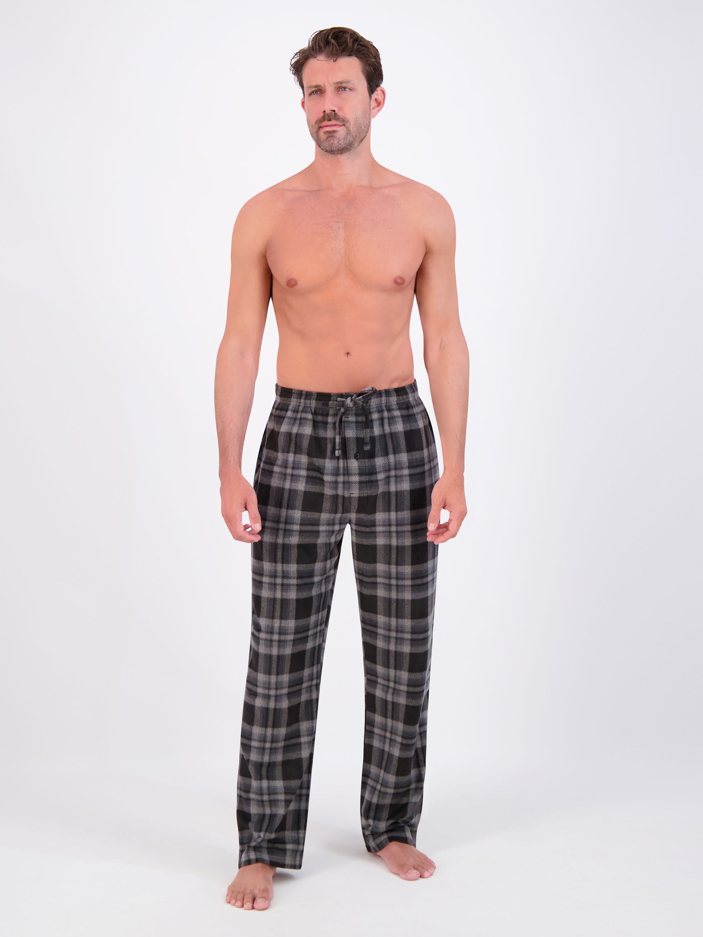 Hanes Men's Cozy Microfleece Pajama Sleep Pants, 2-Pack, Sizes S-2XL image 11