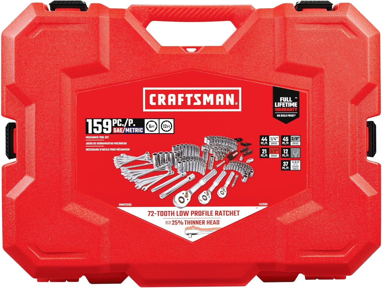 CRAFTSMAN 159 Piece Mechanics Tool Set (CMMT12125) image 5