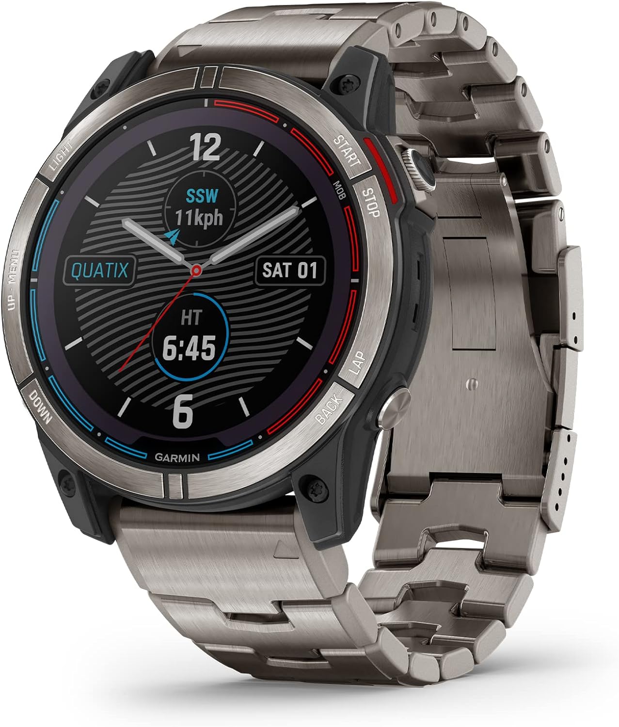 Garmin quatix® 7X Solar Edition, Marine GPS Smartwatch, Solar Charging Capabilities, Durable Watch with Flashlight, Tide Changes and Anchor Drag Alerts, Waypoint Marking image 1