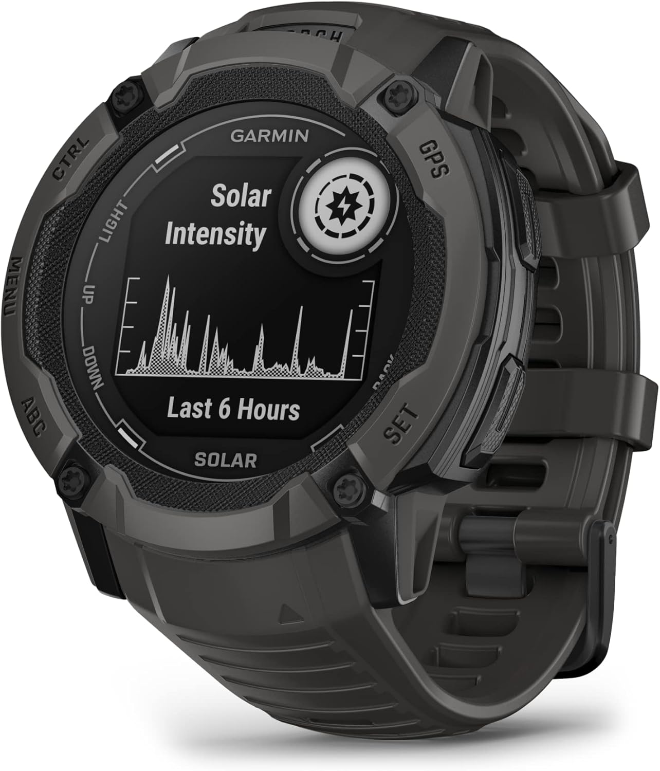 Garmin Instinct 2X Solar, Rugged GPS Smartwatch, Built-in Flashlight, Solar Charging Capability, Multi-Band GNSS, Graphite image 2