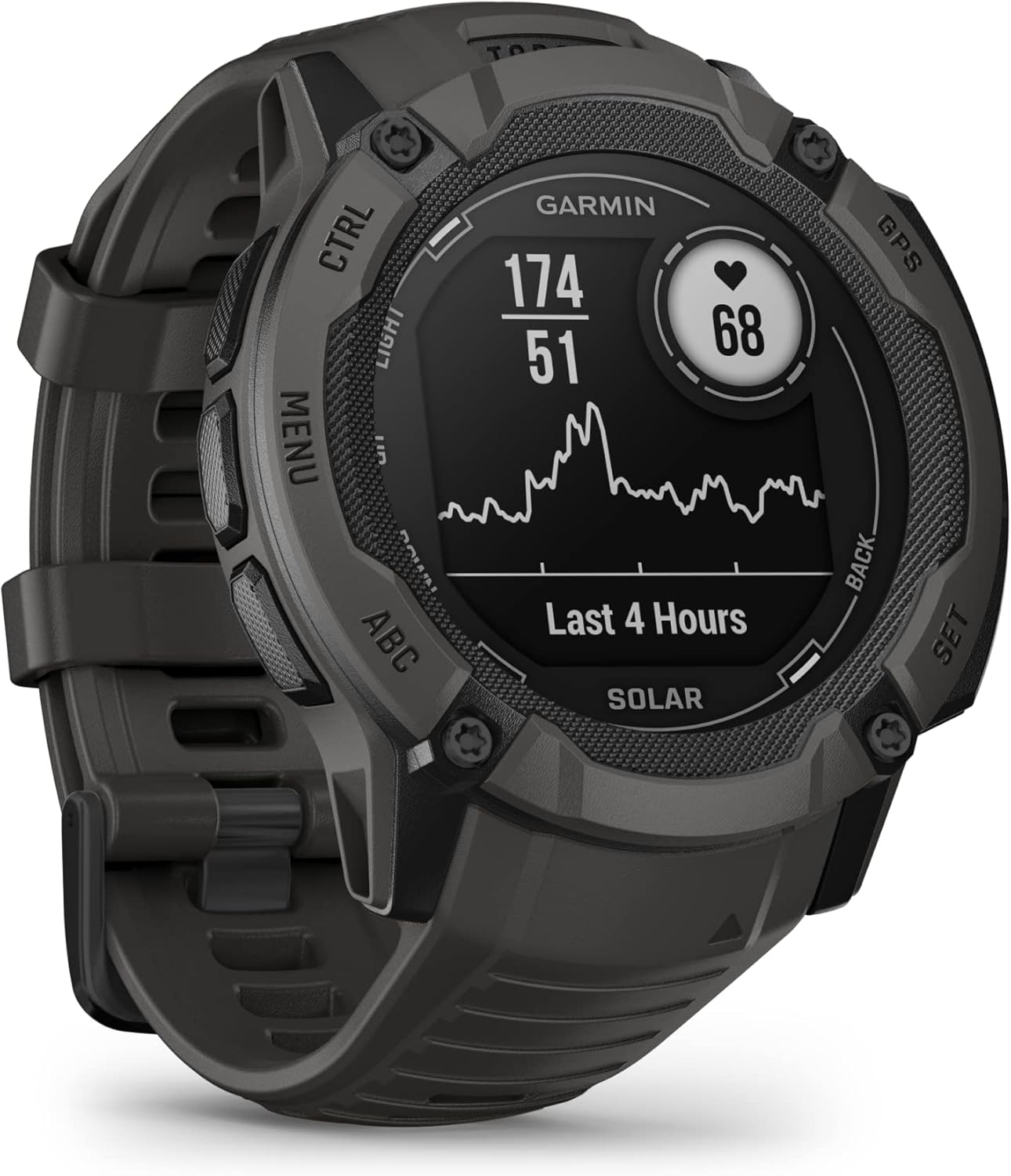 Garmin Instinct 2X Solar, Rugged GPS Smartwatch, Built-in Flashlight, Solar Charging Capability, Multi-Band GNSS, Graphite image 5
