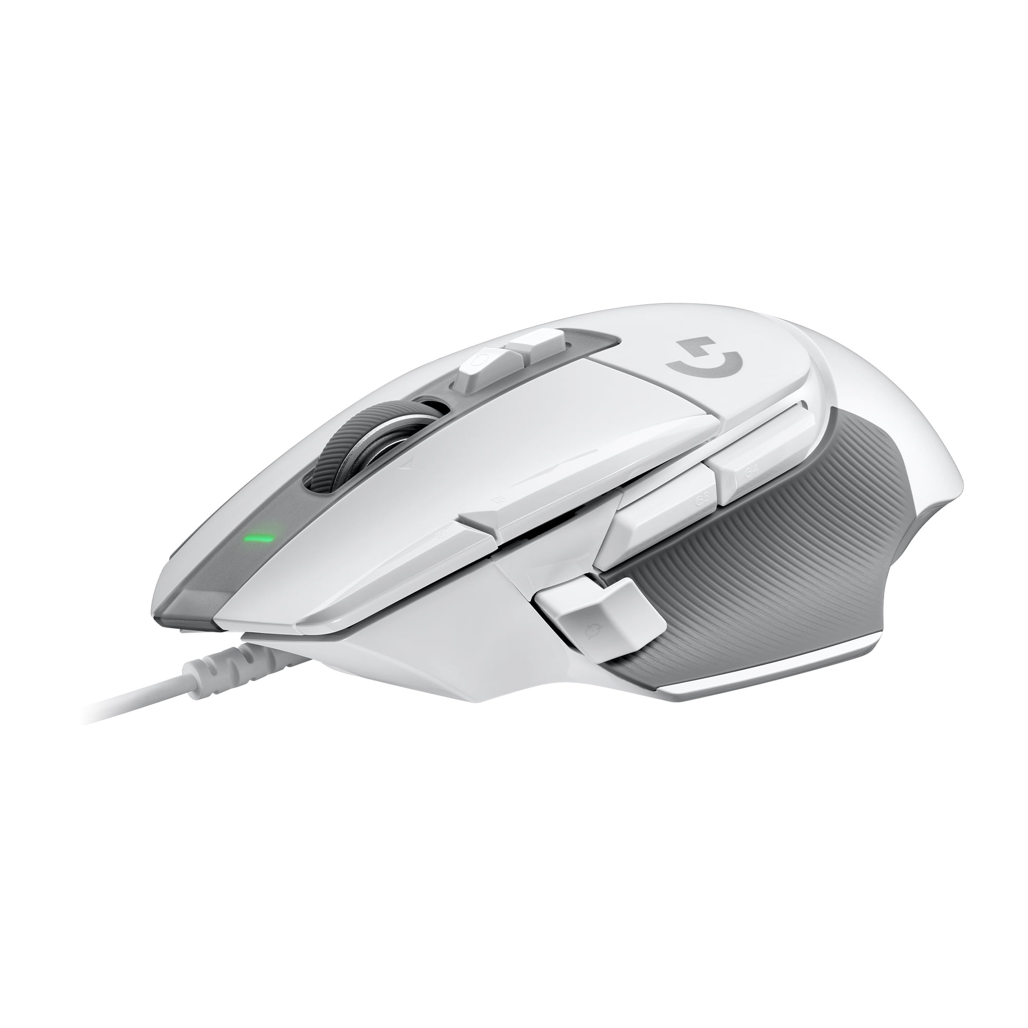 Logitech G502 X Wired Gaming Mouse - LIGHTFORCE hybrid optical-mechanical primary switches, HERO 25K gaming sensor, compatible with PC - macOS/Windows - White image 1
