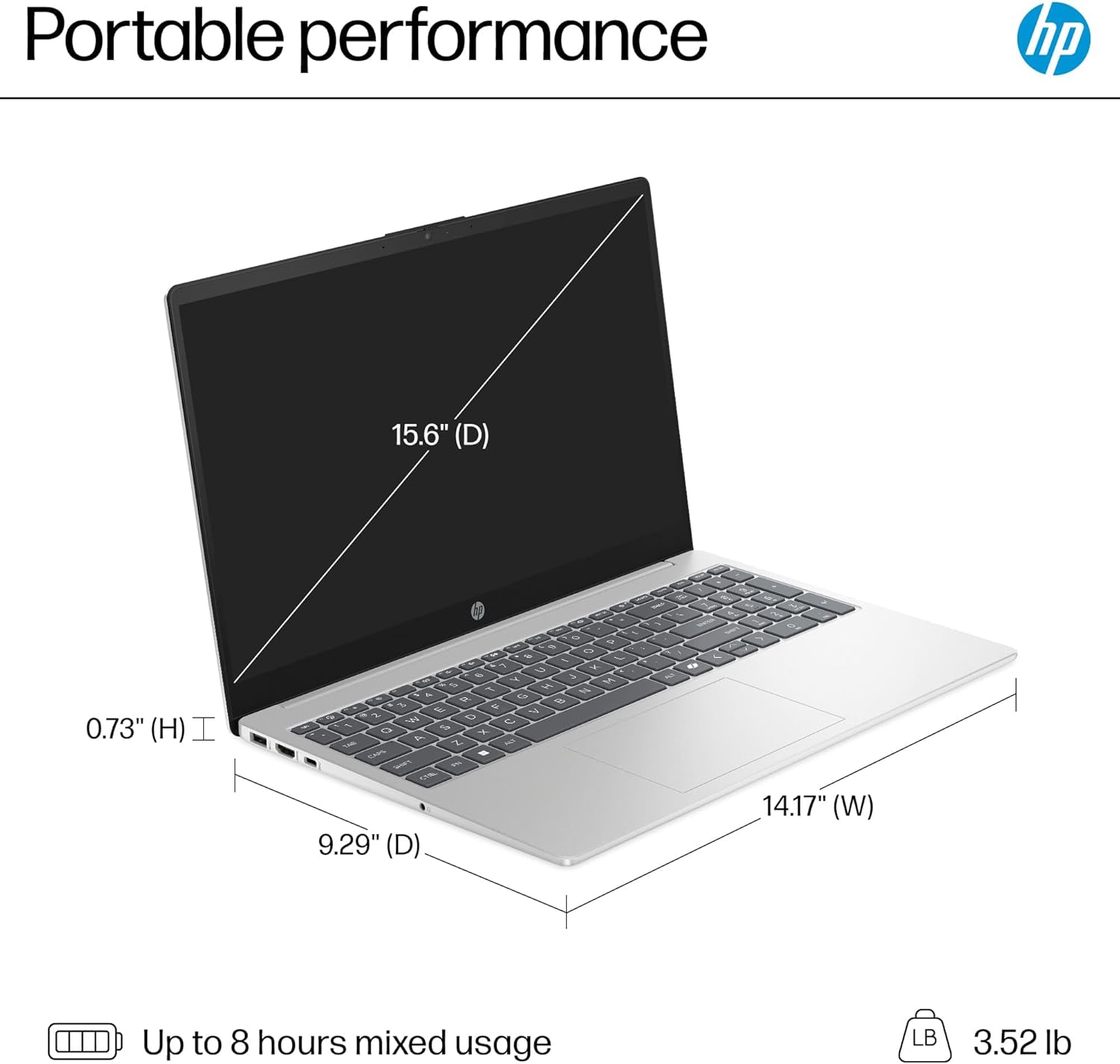 HP Laptop Computer 15.6" Touchscreen for Student Home Study and Business, 32GB DDR4 RAM, 1TB PCIe SSD, WiFi 6, Bluetooth 5.3, Windows 11 Pro, Intel i3-1315U (Beat i5-1155G7), BEF-ectoy USB C Hub image 7
