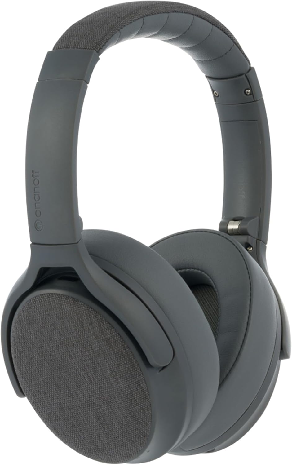 Made for Amazon, Active Noise Cancelling Bluetooth Headphones with Built-in Microphone | Grey image 1