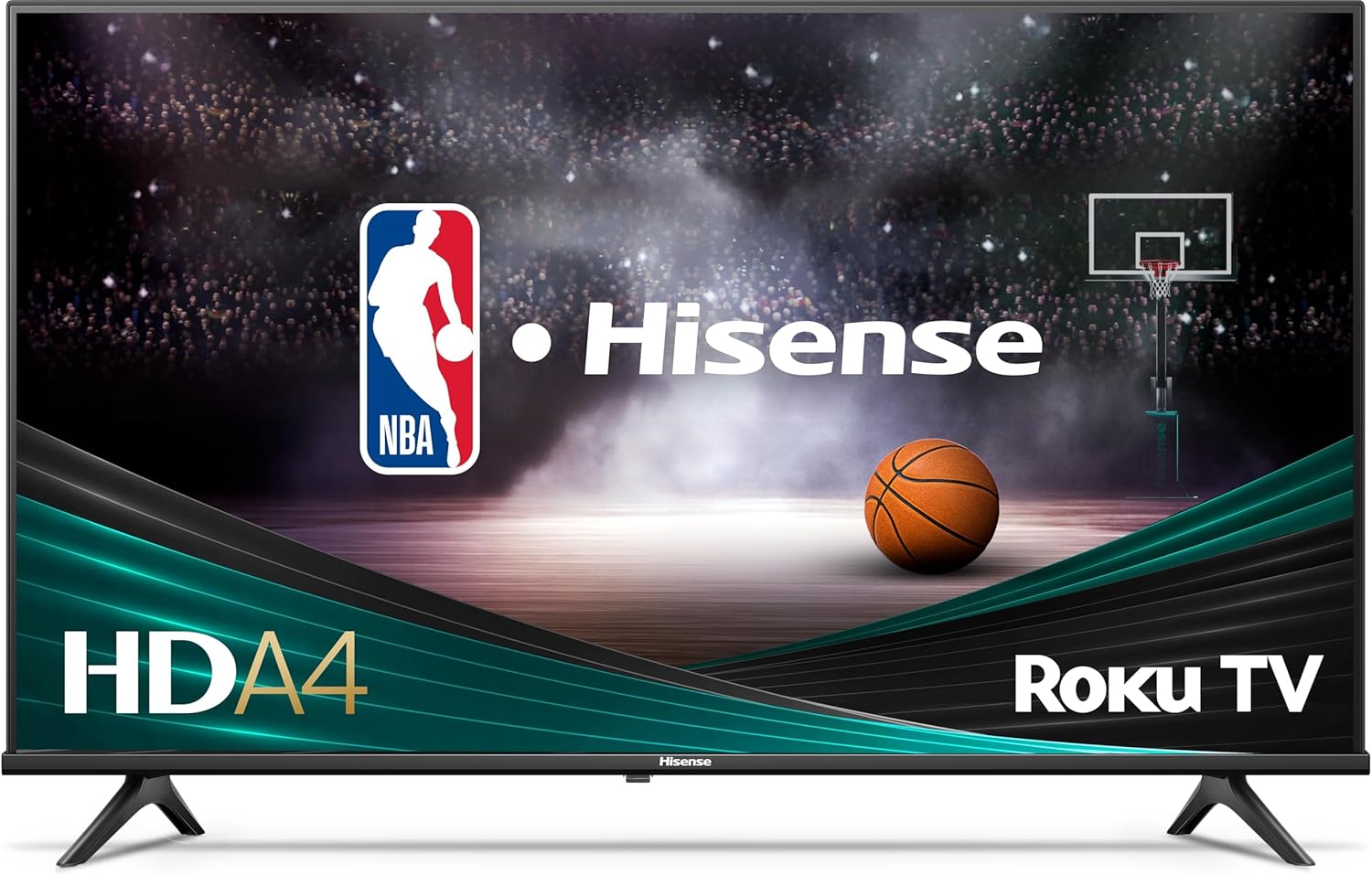 Hisense 32-Inch Class A4 Series HD 720p Smart Roku TV with Alexa Compatibility (32A4HNR) - Dolby Audio, Slim Bezel Design, Google Assistant image 1