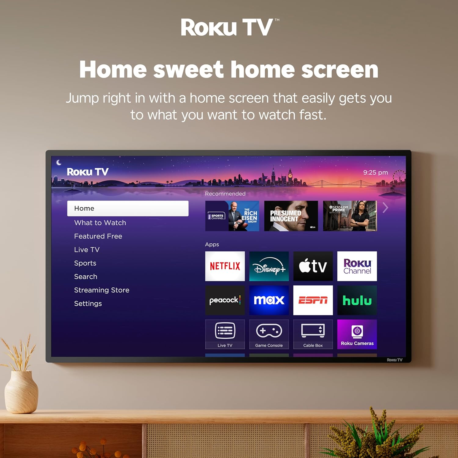 Hisense 32-Inch Class A4 Series HD 720p Smart Roku TV with Alexa Compatibility (32A4HNR) - Dolby Audio, Slim Bezel Design, Google Assistant image 11