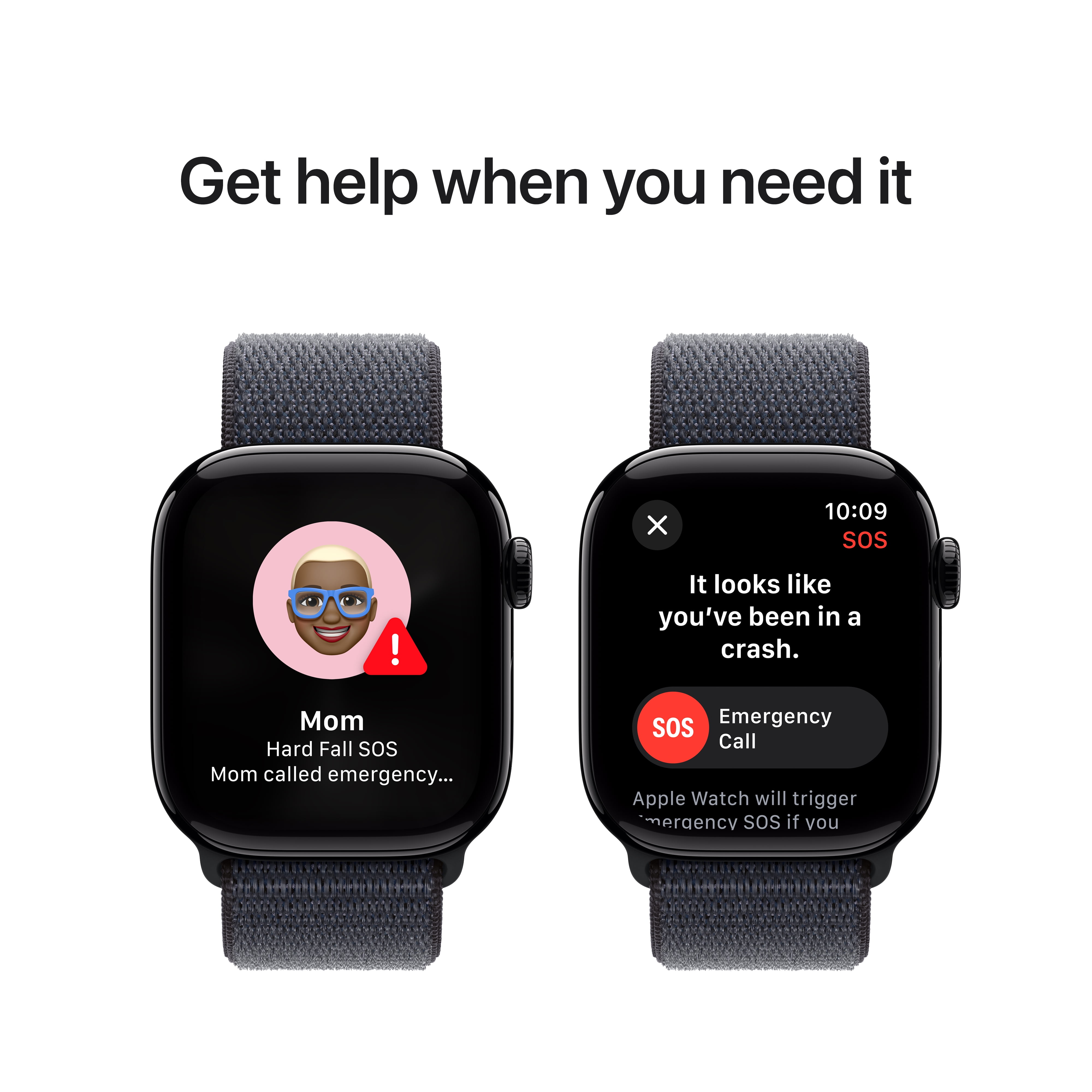 Apple Watch Series 10 GPS 46mm Jet Black Aluminum Case with Ink Sport Loop image 6