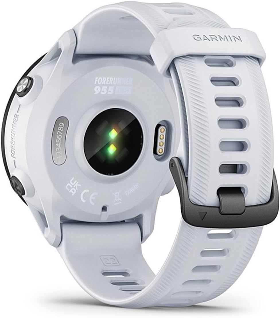 Garmin Forerunner® 955, GPS Running Smartwatch, Tailored to Triathletes, Long-Lasting Battery, Whitestone image 5
