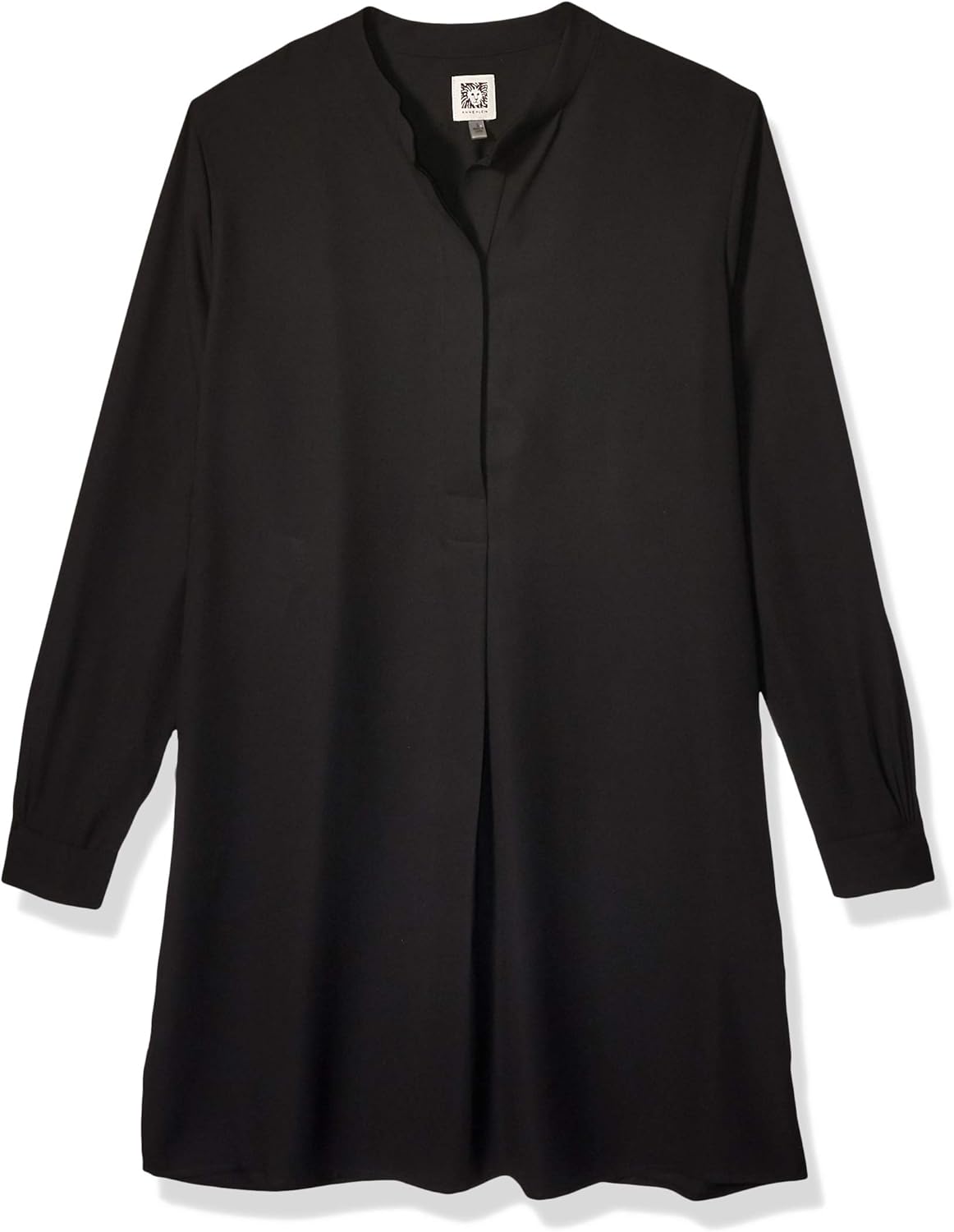 Anne Klein Women's Pop-Over Blouse with Covered Placket and Side Slits image 4