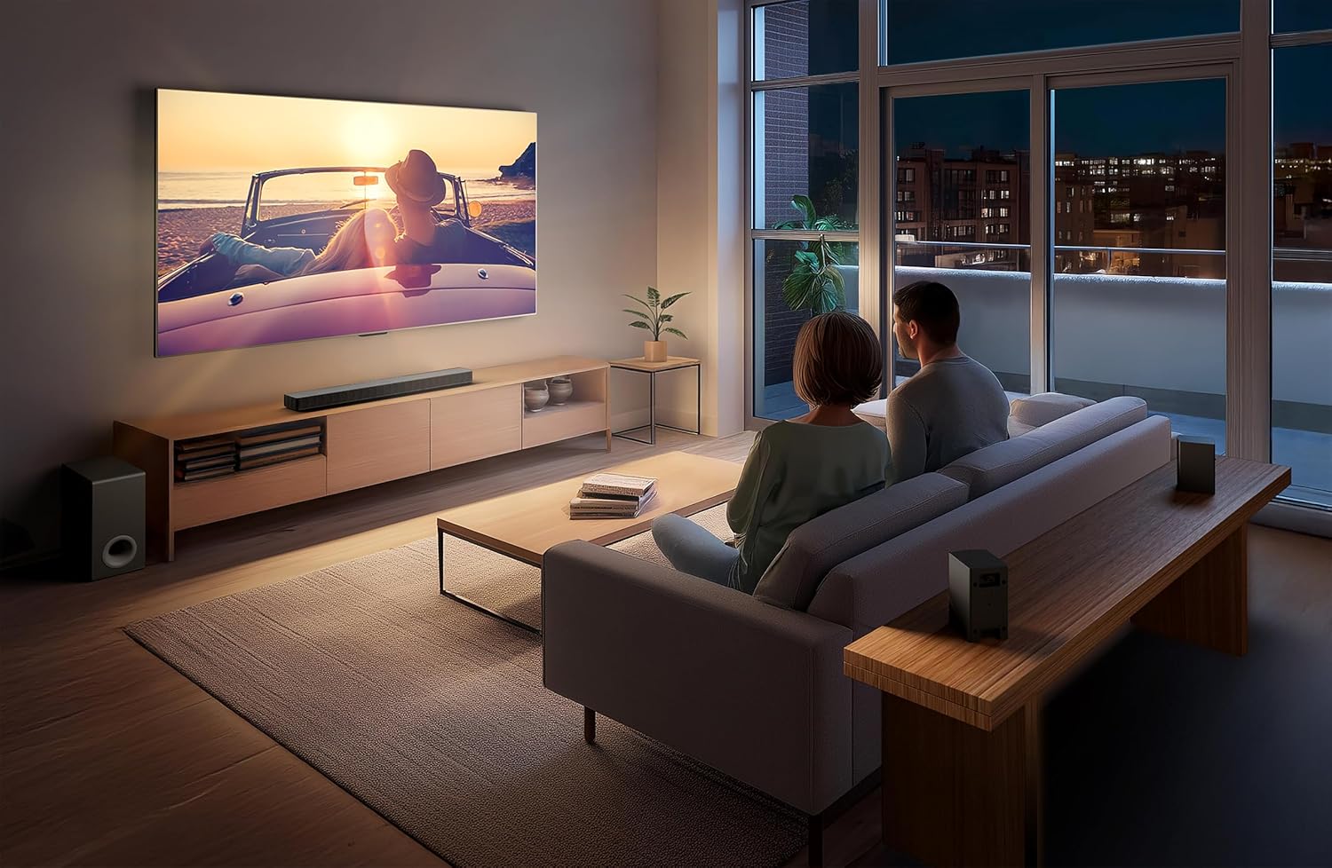 LG S80TR 5.1.3 ch. OLED evo TV Matching Home Theater Soundbar with Rear Surround Speakers and Wireless Subwoofer, Wow Orchestra, Dolby Atmos, WOWCAST Built-in (2024 Model) image 3