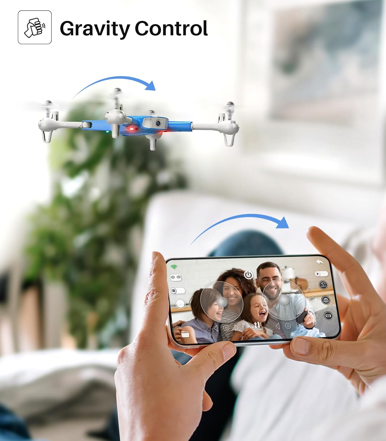SYMA Drone with Camera for Adults Kids,1080P FPV Camera RC Quadcopter with Altitude Hold, One Key Start, 3D Flips, 2 Batteries Remote Control Helicopter Flying Toys Gifts for Boys Girls image 5