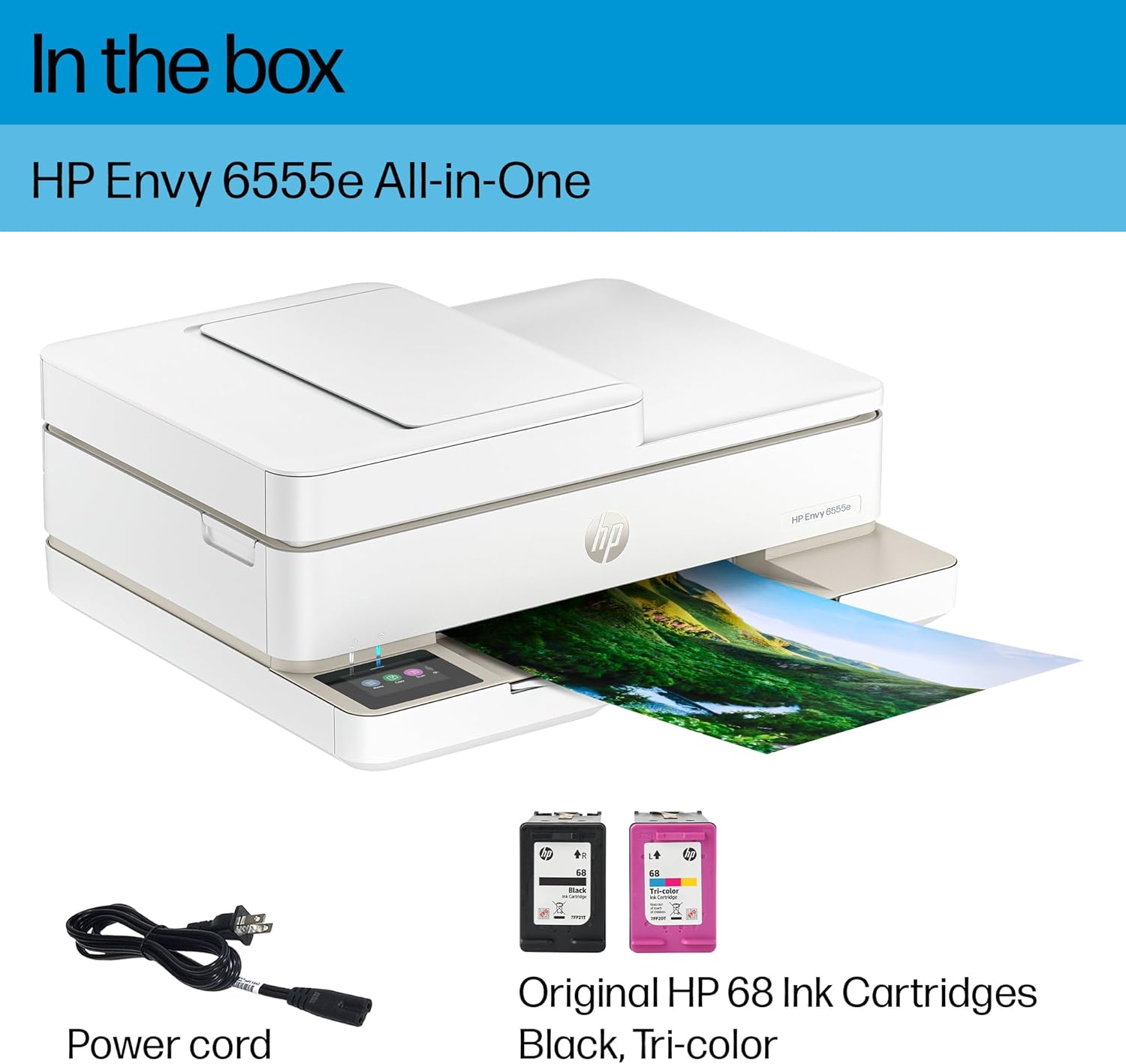 HP Envy 6555e Wireless All-in-One Color Inkjet Printer, Print, scan, Copy, Duplex Printing Best-for-Home, 3 month Instant Ink trial included (714N5A) image 6