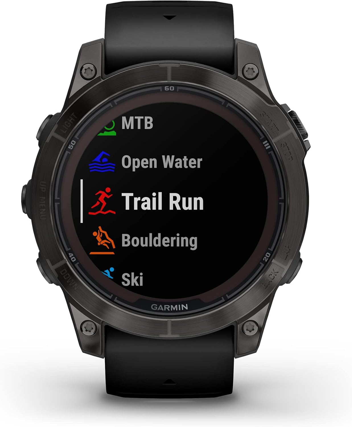 Garmin fēnix 7 Pro Sapphire Solar, Multisport GPS Smartwatch, Built-in Flashlight, Solar Charging Capability, Black image 3