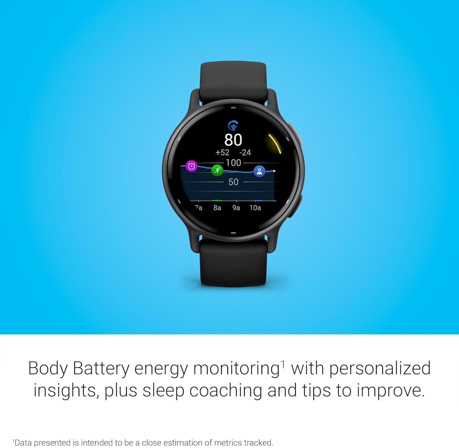 Garmin vívoactive 5, Health and Fitness GPS Smartwatch, AMOLED Display, Up to 11 Days of Battery, Black image 4