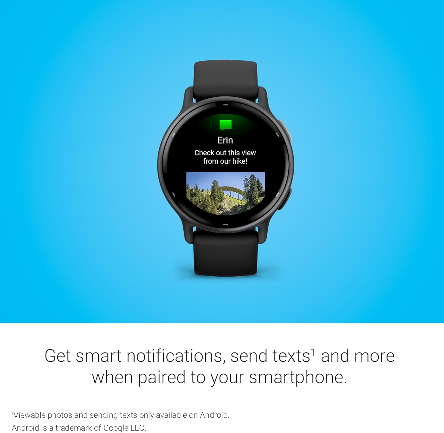 Garmin vívoactive 5, Health and Fitness GPS Smartwatch, AMOLED Display, Up to 11 Days of Battery, Black image 6