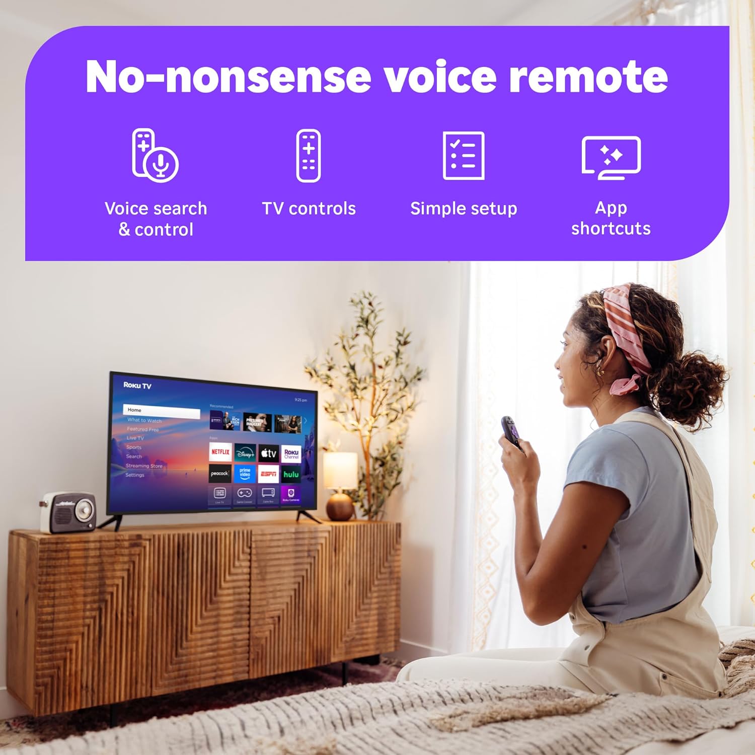 Roku Smart TV 2025 – 32-Inch Select Series, 720p HD TV – RokuTV with Voice Remote – Flat Screen LED Television with Wi-Fi for Streaming Live Local News, Sports, Family Entertainment - Amazon Exclusive image 4