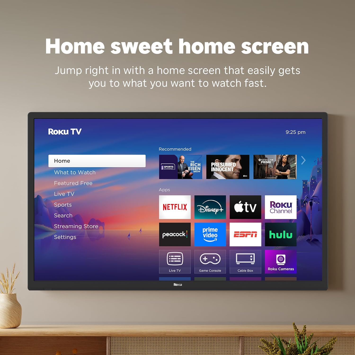 Roku Smart TV 2025 – 32-Inch Select Series, 720p HD TV – RokuTV with Voice Remote – Flat Screen LED Television with Wi-Fi for Streaming Live Local News, Sports, Family Entertainment - Amazon Exclusive image 7