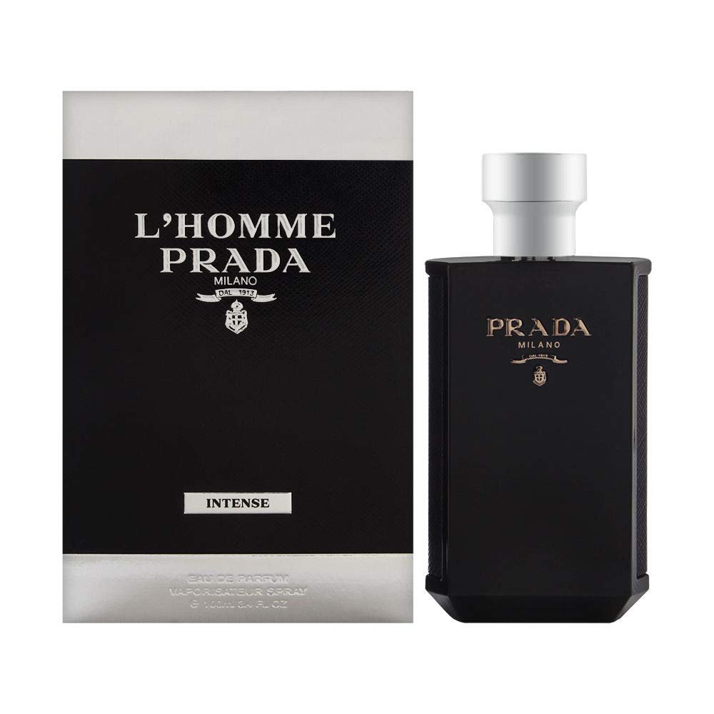 Prada L'homme Intense Eau de Parfum Spray for Men, 3.4 Ounce image 1