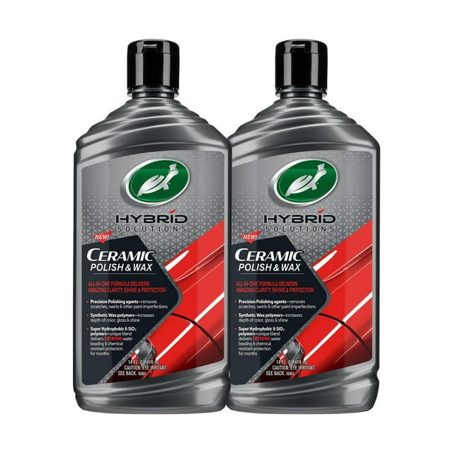 Turtle Wax 53412 Hybrid Solutions Ceramic Polish & Wax 14 Fl Oz. 2-Pack image 1