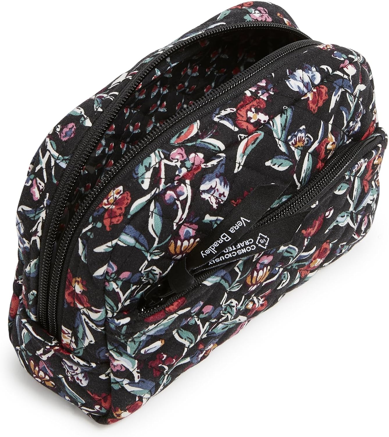 Vera Bradley Women's Cotton Medium Cosmetic Makeup Organizer Bag image 2