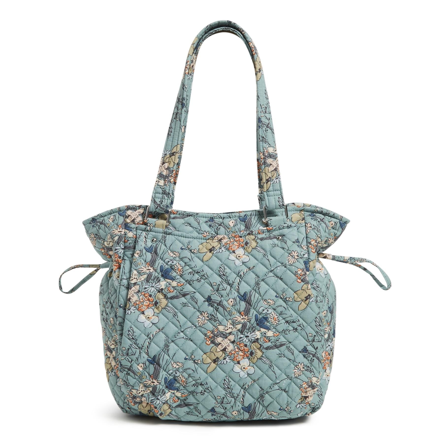 Vera Bradley Women's Cotton Glenna Satchel Sunlit Garden Sage image 1