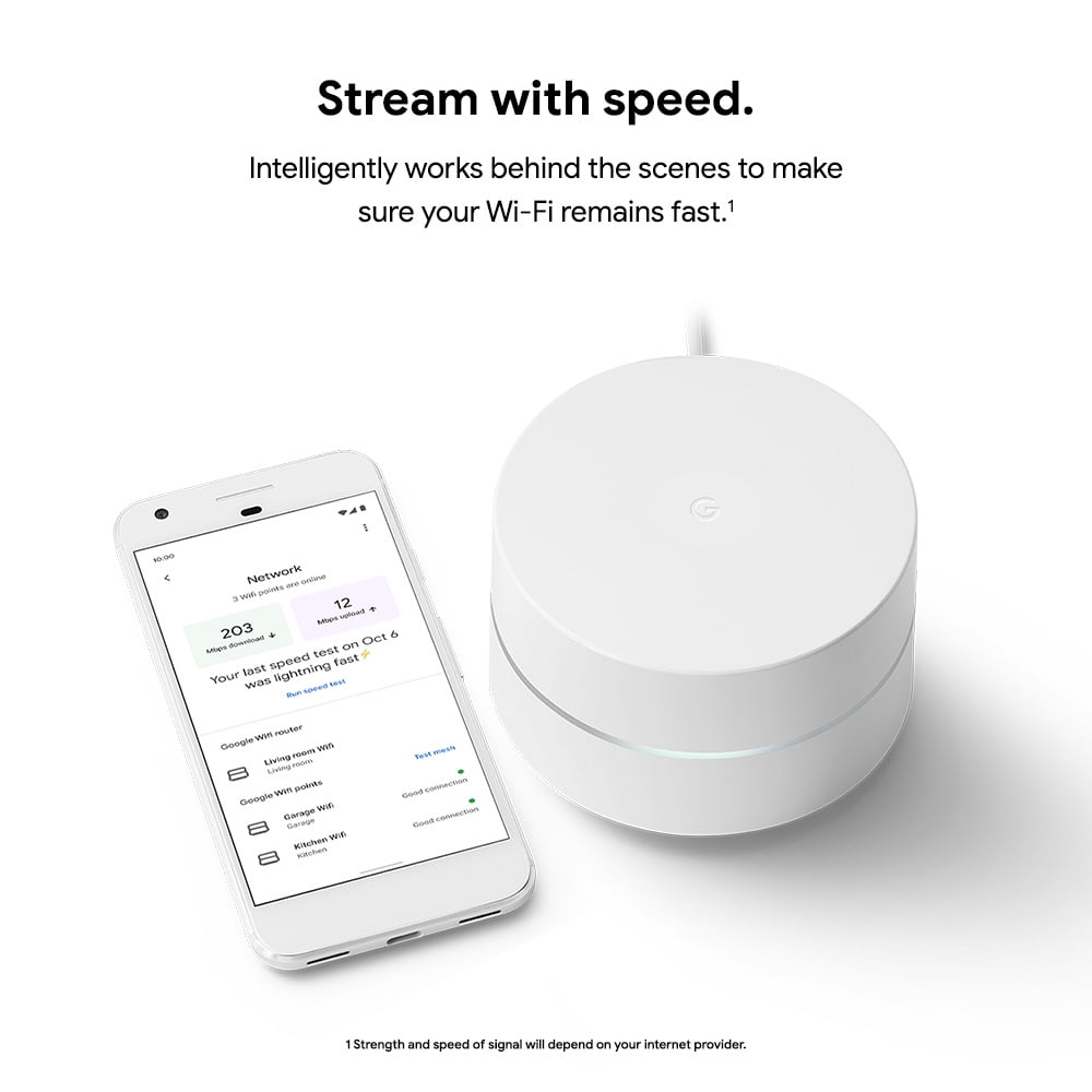 Google Wifi - Whole Home Wi-Fi System - 1-Pack image 2