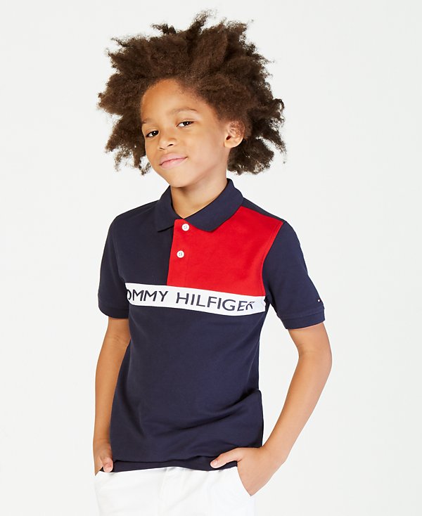 Big Boys Front Logo Colorblocked Polo image 1