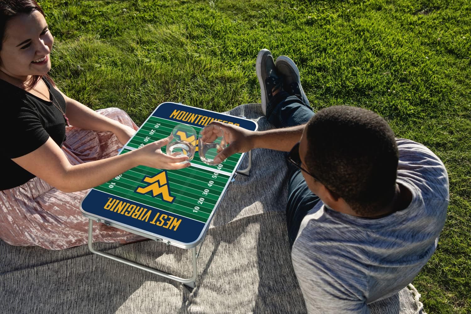 PICNIC TIME NCAA Concert Portable, Small Folding, Mini Picnic Table image 2