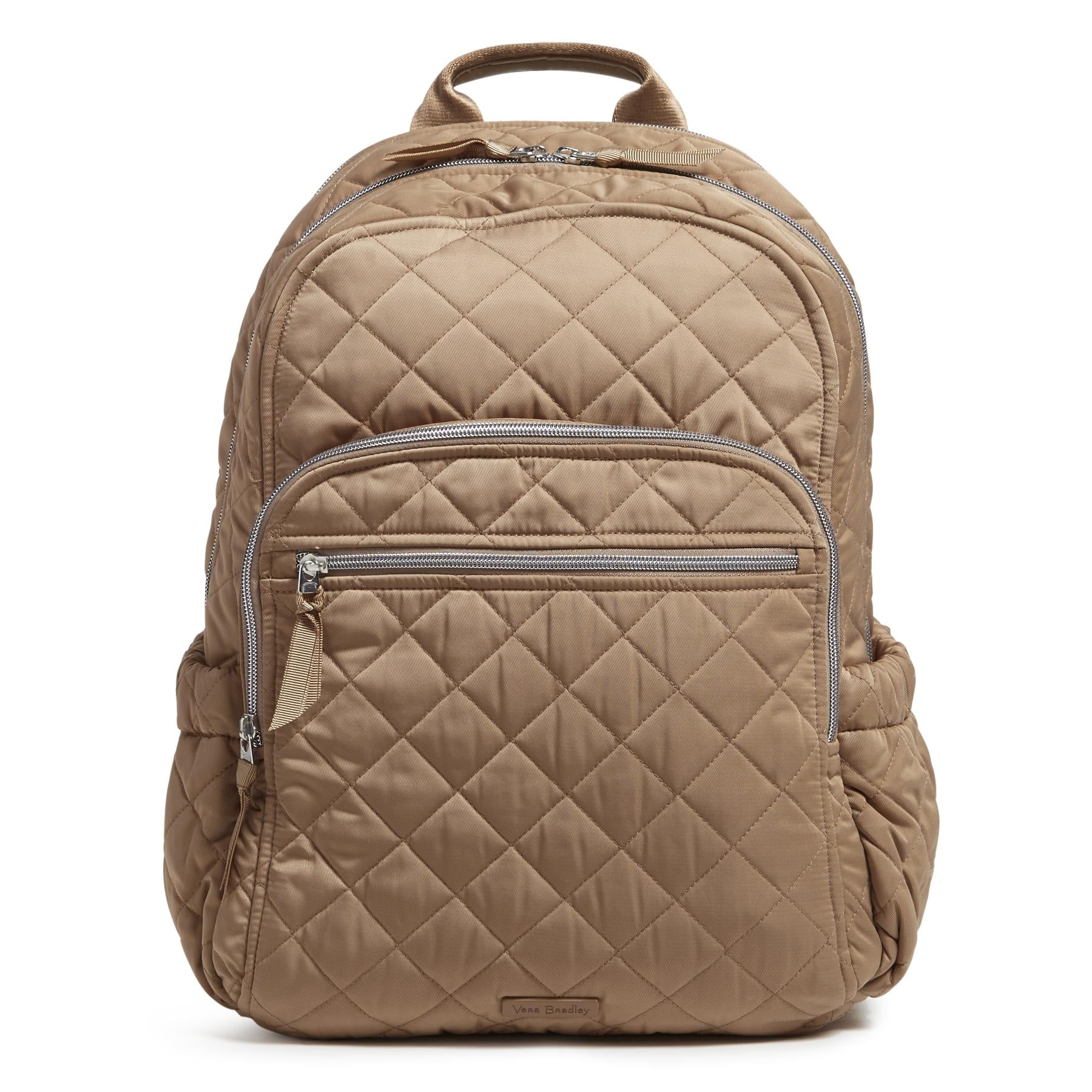 Vera Bradley Women's Performance Twill Campus Backpack Meadowlark Tan image 1