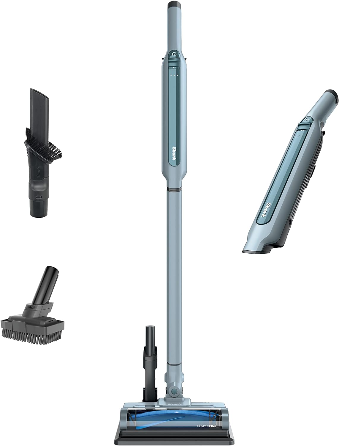 Shark WS642BL WANDVAC System Pet Ultra-Lightweight Powerful Cordless Stick Vacuum with Charging Dock, Blue image 1