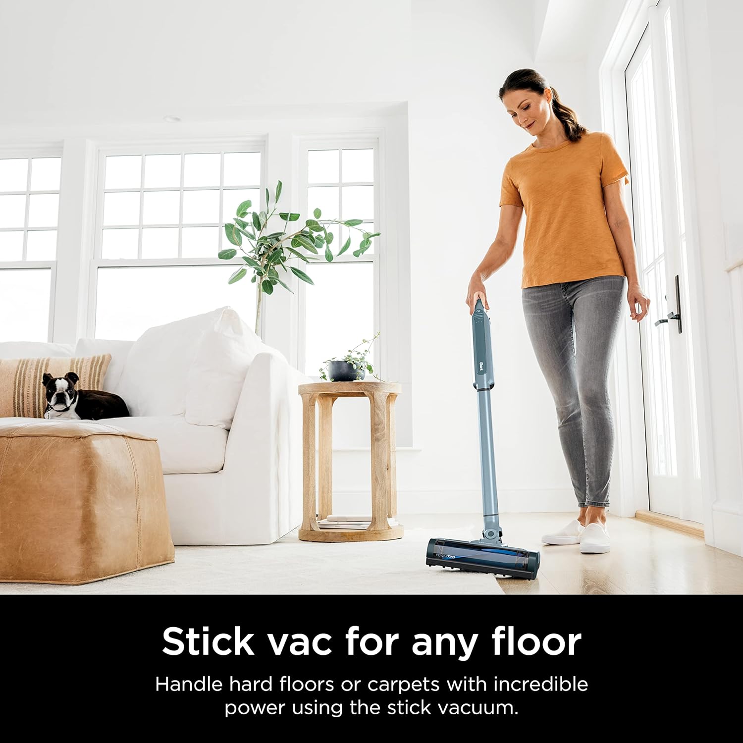Shark WS642BL WANDVAC System Pet Ultra-Lightweight Powerful Cordless Stick Vacuum with Charging Dock, Blue image 3