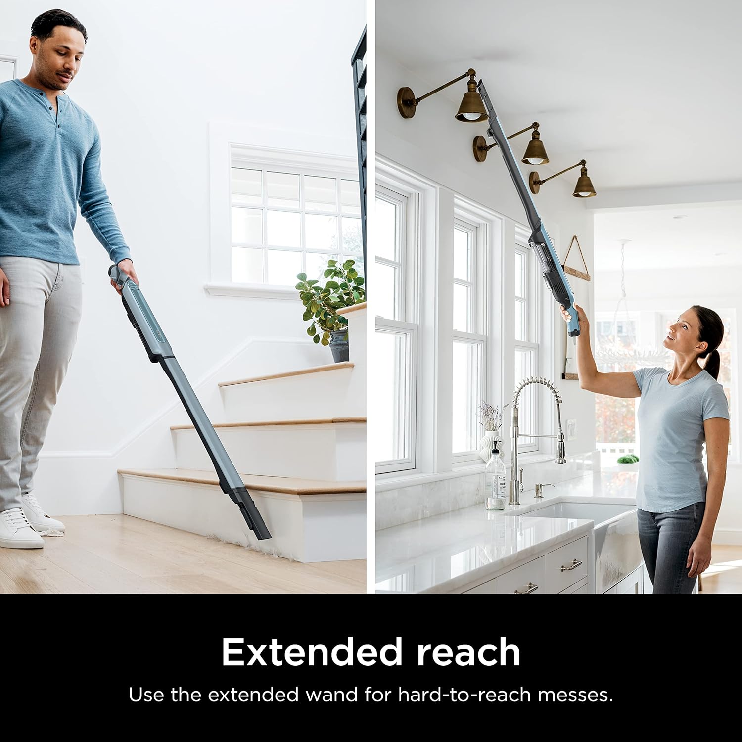 Shark WS642BL WANDVAC System Pet Ultra-Lightweight Powerful Cordless Stick Vacuum with Charging Dock, Blue image 7