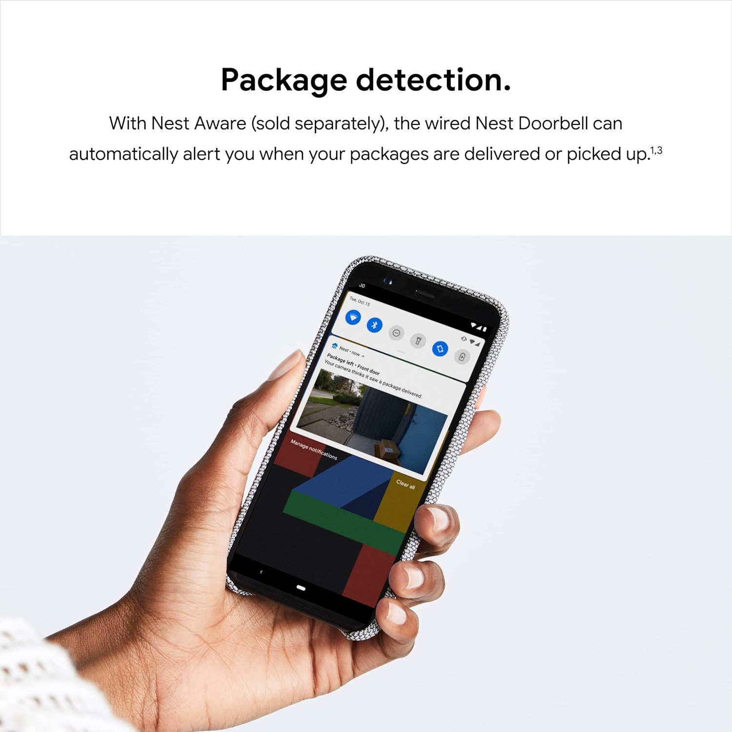 Google Nest Doorbell (Wired) - Formerly Nest Hello - Video Doorbell with 24/7 Streaming - Smart Doorbell Camera for Home with HDR Video, HD Talk and Listen, Night Vision, and Person Alerts image 10